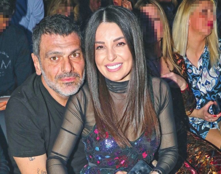 Ο Τόνυ Μαυρίδης με τη σύζυγό του Ευαγγελία Καραμπατζάκη