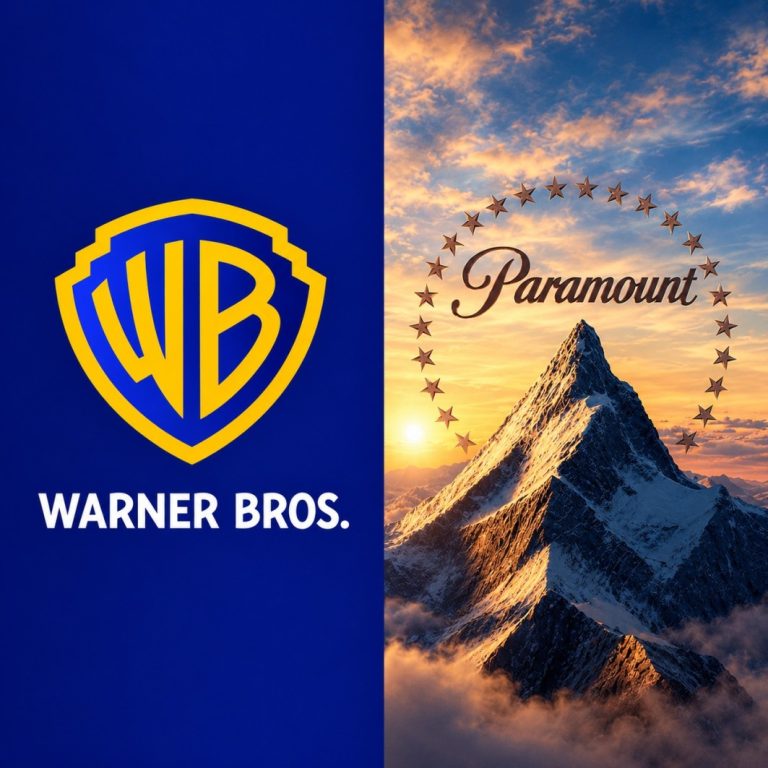 Tα δύο λογότυπα μαζί της Warner Bros. αριστερά και της Paramount δεξιά. Ένα βήμα πιο κοντά στη συμφωνία.