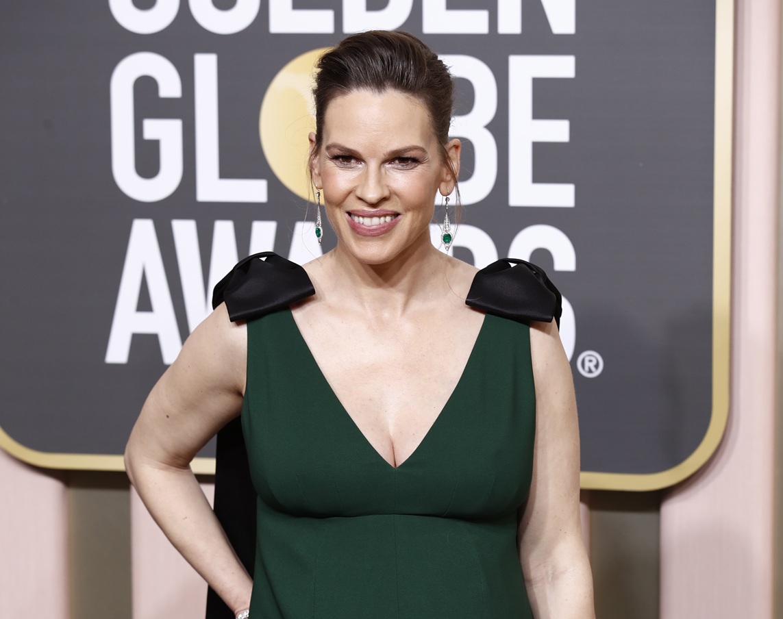 H Hilary Swank στην 80ή τελετή για τις Χρυσές Σφαίρες στο Beverly Hilton Hotel, 10 Ιανουαρίου