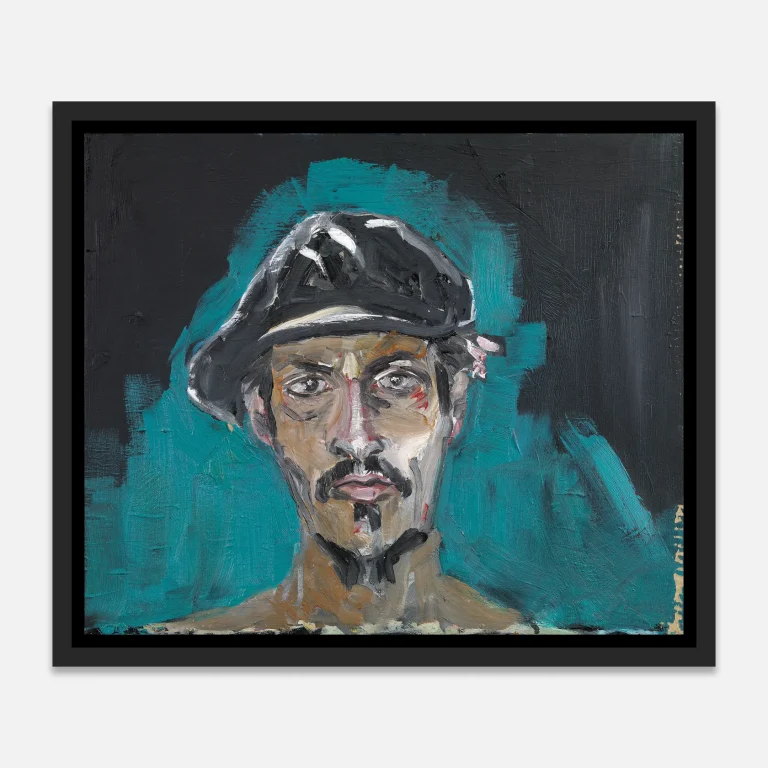 Johnny Depp, Self-Portrait 2004,Acrylic on canvas,51 x 60 cm