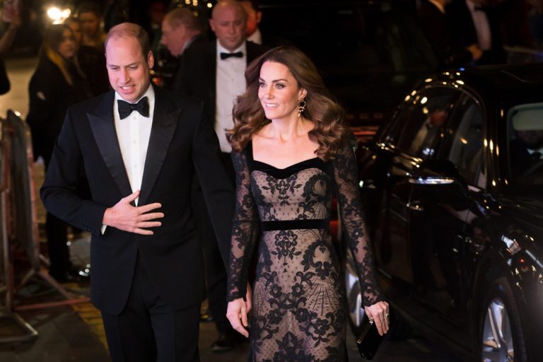 O πρίγκιπας William και η Kate Middleton, στο London Palladium για το γκαλά "The Royal Variety Performance" στο Λονδίνο, 18 Νοεμβρίου 2019