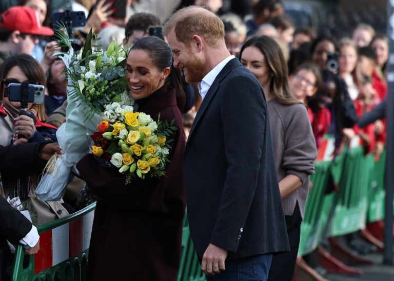 Ο πρίγκιπας Harry και η Meghan φθάνουν στο Κοινοτικό Στούντιο Ηχογράφησης στο Νότιγχαμ, 15 Οκτωβρίου 2026