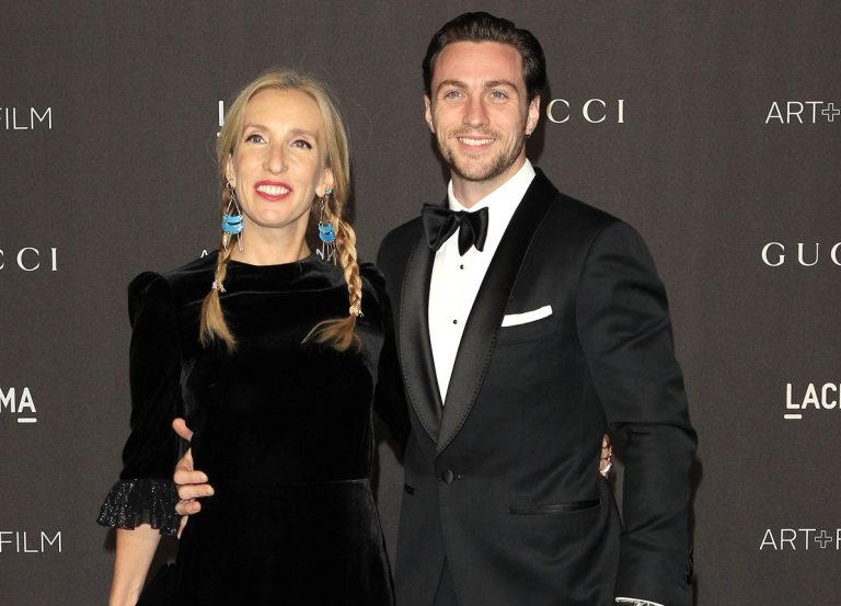 H Sam Taylor-Johnson και ο Aaron Taylor φθάνουν στο LACMA Art and Film Gala στο Μουσείο Τέχνης της Κομητείας τους Λος Άντζελες, 3 Νοεμβρίου 2018