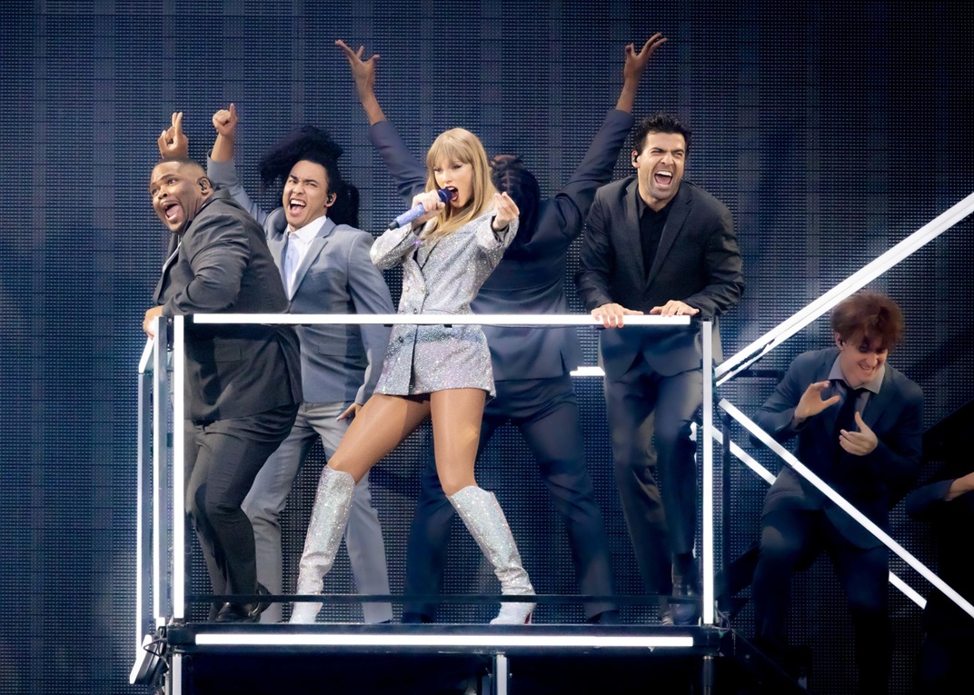 H Taylor Swift δίνει συναυλία στο πλαίσιο της περιοδείας της "The Eras Tour" στο Σαν Σίρο στο Μιλάνο, 13 Ιουλίου 2024