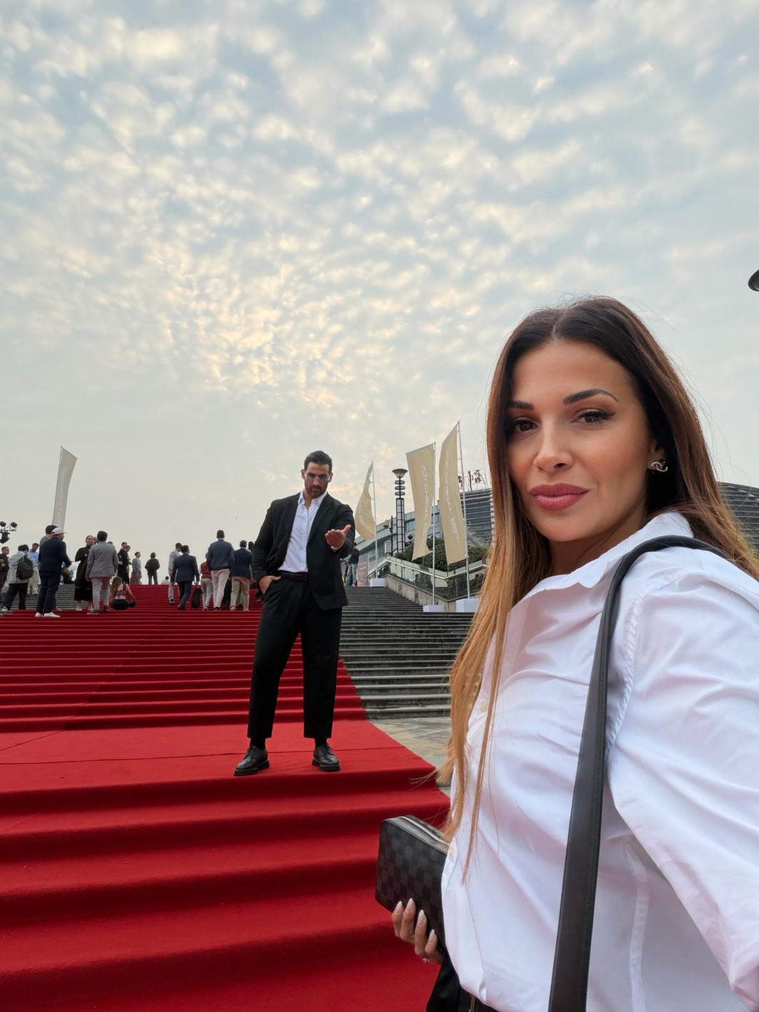 H Ελένη Χατζίδου και ο Ετεοκλής Παύλου στο ταξίδι τους στην Κίνα, Σαγκάη.