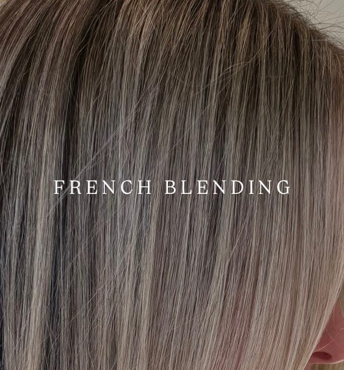 French Blending τεχνική για γκρίζα