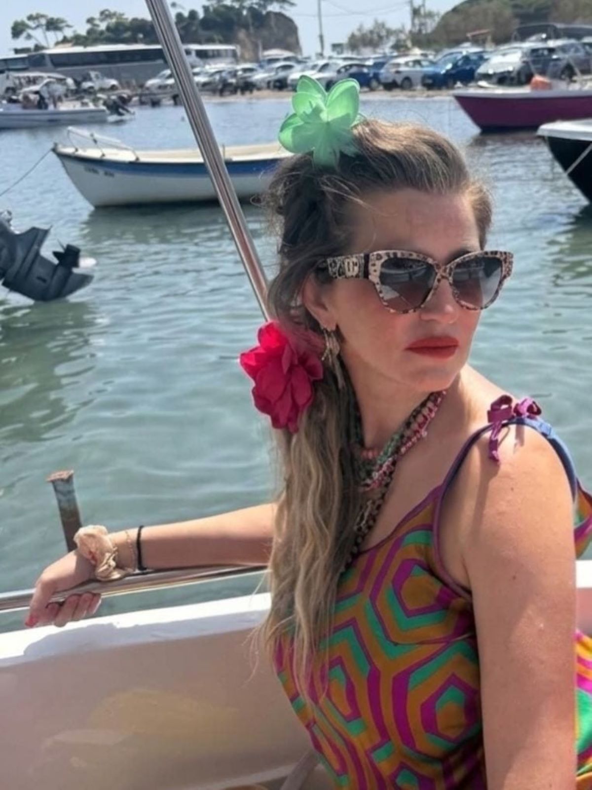 H Mαρία Κίτσου στις διακοπές της στη Ζάκυνθο