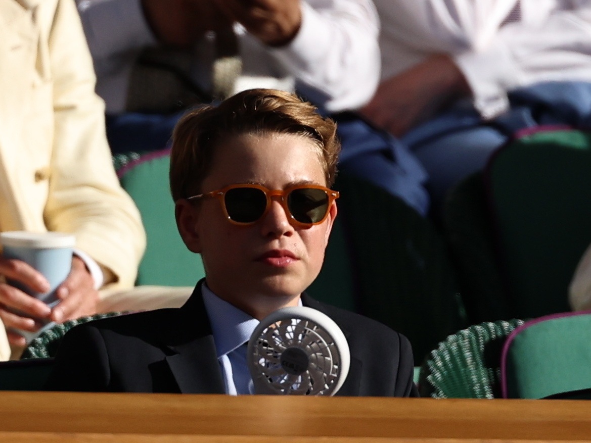 Ο πρίγκιπας George στον τελικό ανδρών στο Wimbledon Championships στο Λονδίνο, 12 Ιουλίου 2026