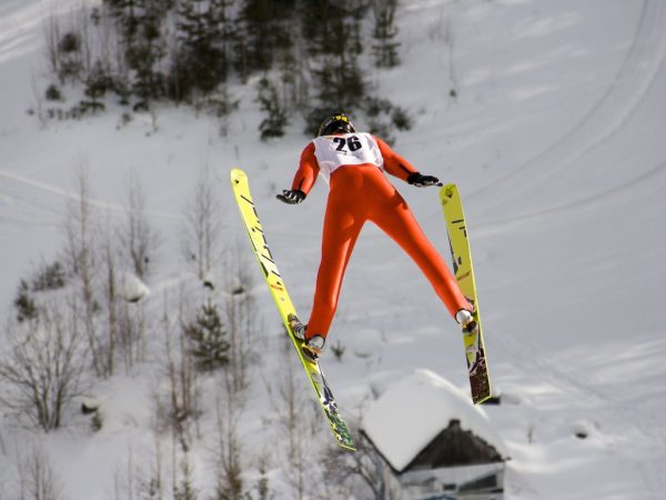 Ski Jump-winter extreme sport photo