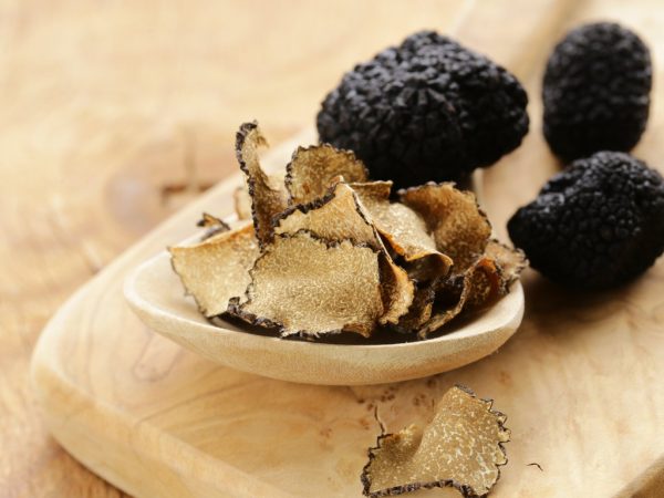 Food-expensive rare black truffle mushroom - gourmet vegetable