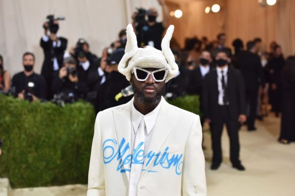 Virgil Abloh attends 2021 Costume Institute Benefit - In America: A Lexicon of Fashion at the Metropolitan Museum of Art on September 13, 2021 in New York City. (Photo by Sean Zanni/Patrick McMullan via Getty Images)