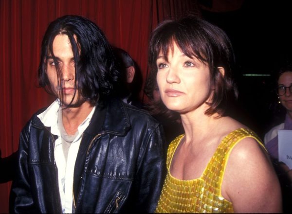 Johnny Depp and Ellen Barkin. Photo by Barry King/WireImage