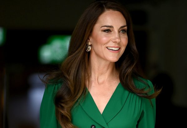 H Kate Middleton με πράσινο φόρεμα