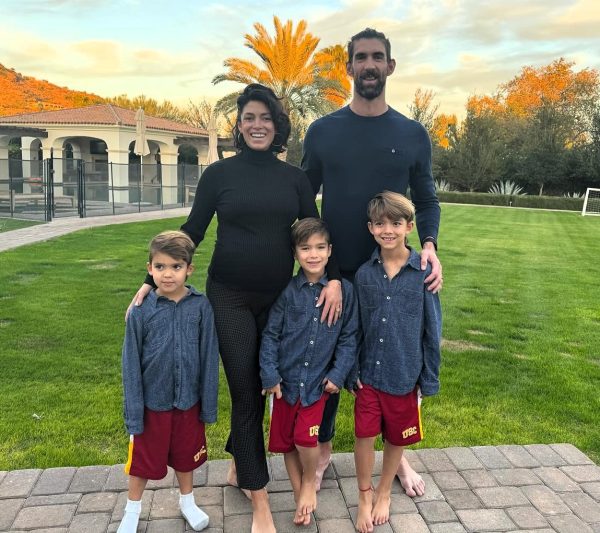 O Michael Phelps με την οικογένειά του
