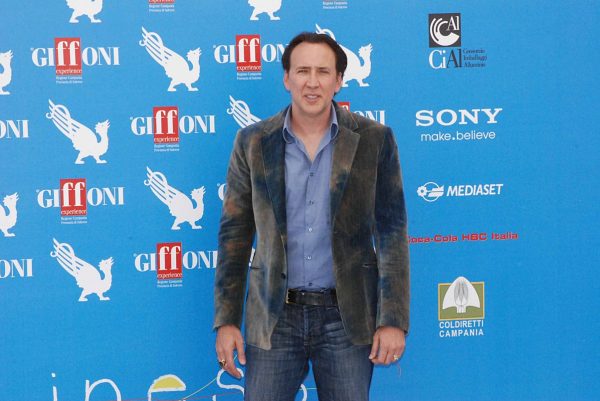Ο Nicolas Cage στο Φεστιβάλ Κινηματογράφου Giffoni, στις 18 Ιουλίου 2012
