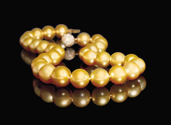 Schoeffel cultured pearl and diamond necklace, 2013. @Christies