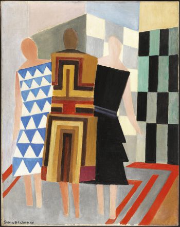 Sonia Delaunay-Simultaneous Dresses (Three Women, Forms, Colours), 1925