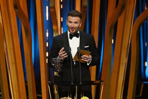 O David Beckham στα BAFTA Film Awards 2024 στο Royal Festival Hall στις 18 Φεβρουαρίου 2024 στο Λονδίνο.