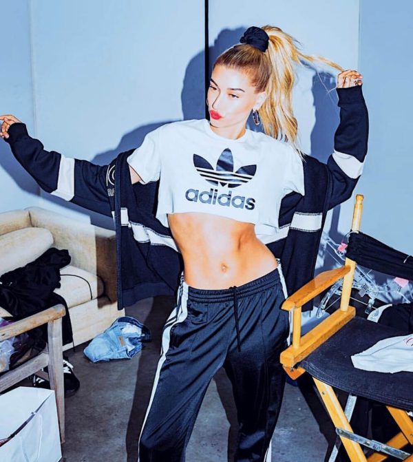 Credit: Hailey Bieber/Instagram 
Collaboration w/ Adidas Originals