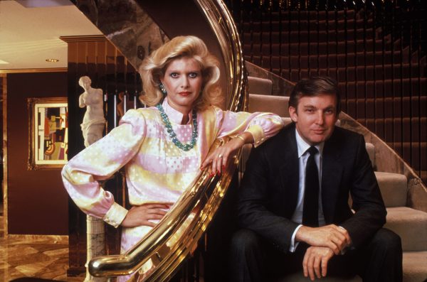 Donald and Ivana Trump (Photo by Bob Sacha/Corbis via Getty Images)