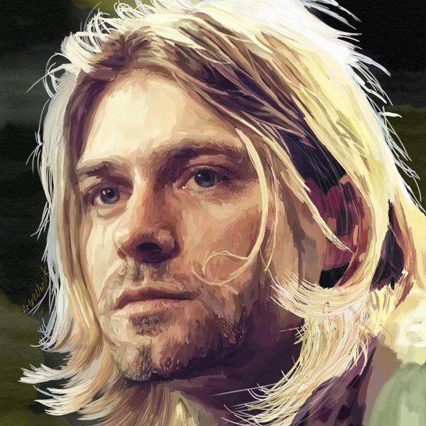Credit: Fan art by @emma_reynolds_art / Kurt Cobain/Kurt Cobain