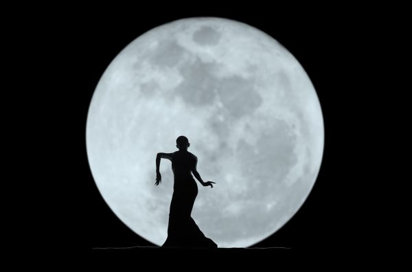 graceful dancer silhouette