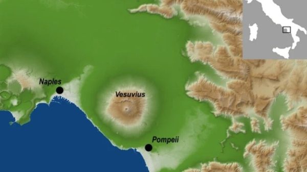 Ο χάρτης της Πομπηίας
