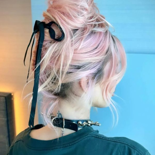 Punk ροζ μαλλιά