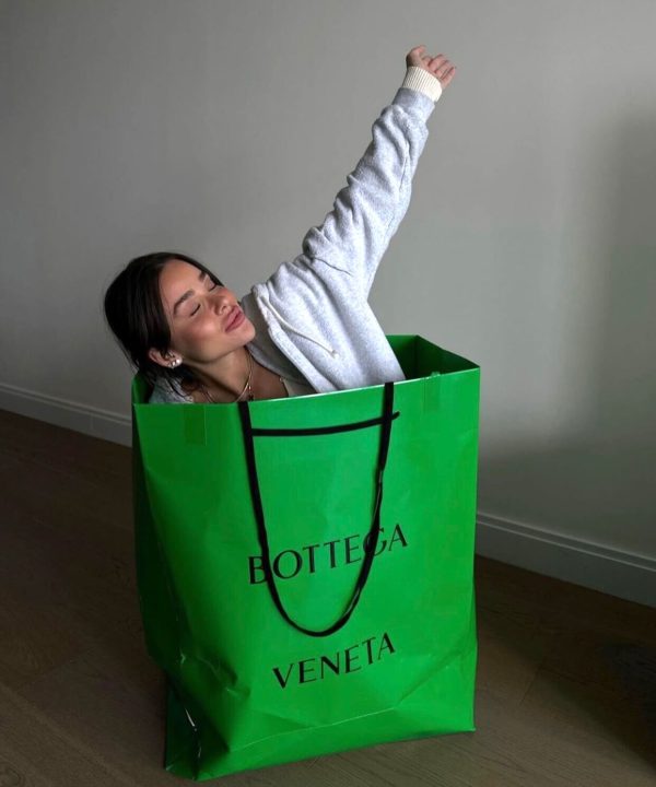 Πράσινη σακούλα Bottega Veneta